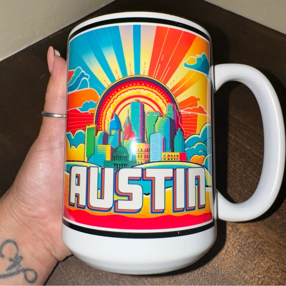 Austin Texas Skyline Vivid Mug
